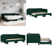 VIDAXL Lit De Jour Vert Foncé 90x200 Cm