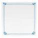 Garcia de Pou 2 x 50 servetten 33x33cm "Double Point" Wit, motief Maxim Blauw
