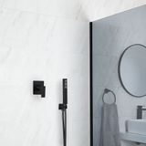 Hudson Reed Kit de douche avec douchette – Noir mat – 1 fonction