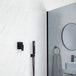 Hudson Reed Kit de douche avec douchette – Noir mat – 1 fonction