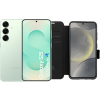 Samsung Galaxy S25 256GB Mint 5G + Book Case Black