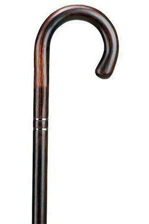 E&O Houten wandelstok acacia ronde greep