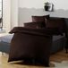 TRANKIELO® - Set de literie microfibre – Repassable et infroissable – 155x220 cm housse de couette + 80x80 cm taie d'oreiller