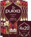 Pukka Tea Original Chai - 80 Theezakjes - Biologische Kruidenthee - 4 x 20 zakjes - Thee Voordeelverpakking