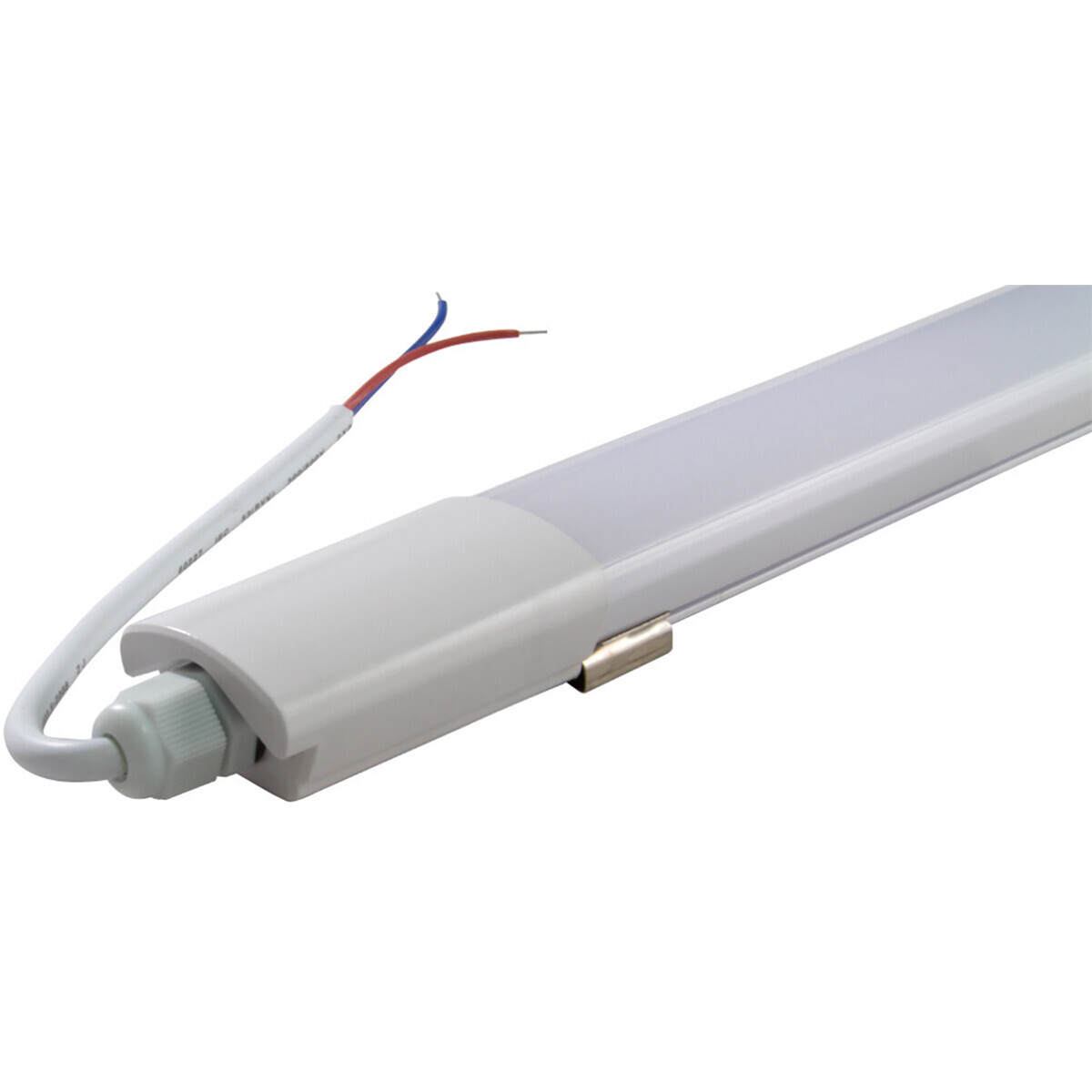 BES LED LED Balk - Prixa Blin - 18W - Waterdicht IP65 - Helder/Koud Wit 6500K - Kunststof - 60cm