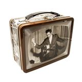 AQUARIUS Elvis TV Fun Box - Stevige blikken opbergdoos met kunststof handvat en frontafdekking in reliëf - officieel gelicenseerd Elvis Merchandise & Collectible Gift