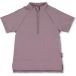 Sterntaler Zwemshirt met korte mouwen, zwemshirt van badmodestof, uv-shirt voor meisjes met uv-bescherming 50+ en ritssluiting, Rashguard baby en kinderen voor badplezier, lichtlila, 80 cm