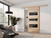 CORWEL Porte coulissante 86 cm sonoma