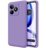 Tumundosmartphone Ultrazachte vloeibare siliconen hoesjes voor Realme C53 - paars