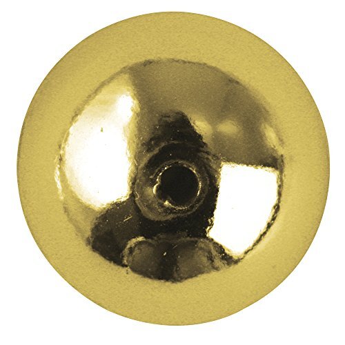 RAYHER 1600106 plastic ronde kralen, 4 mm ø, goud