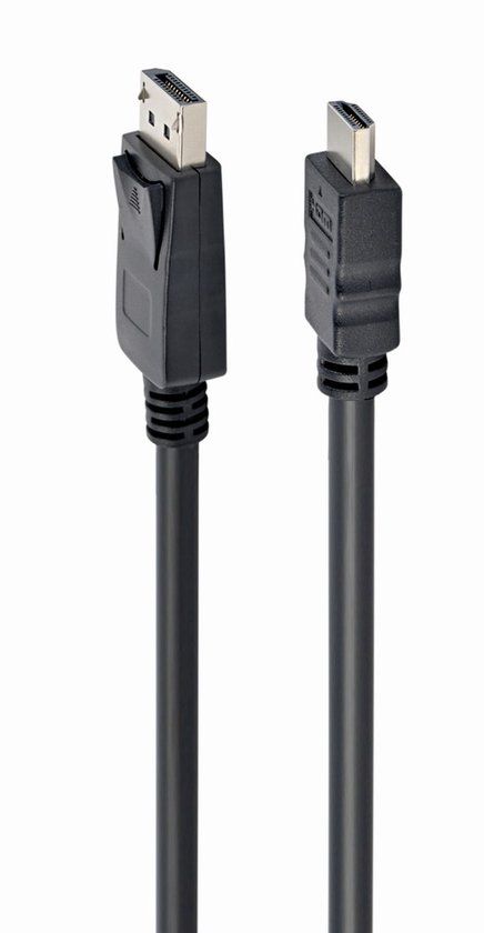 Gembird CC-DP-HDMI-10M video kabel adapter HDMI Type A (Standaard) DisplayPort Zwart