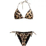 Protest Prtfolta – Triangle bikini set Dames – Koordsluiting – Uitneembare vulling – Fudgecamel