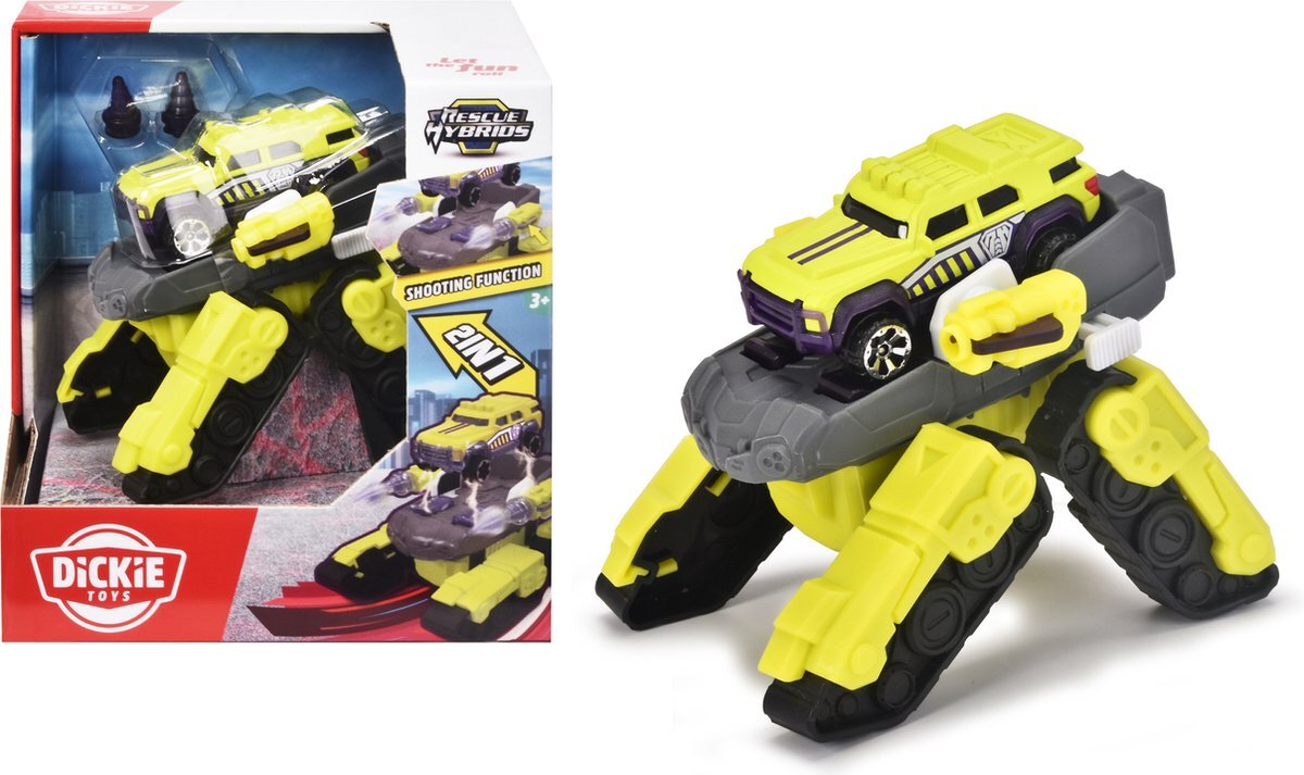 Dickie Toys Toys Rescue Hybrids Spider Tank - Speelgoedvoertuig