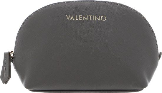 VALENTINO Toilettas Zero Re Soft Cosmetic Case Grigio Grijs