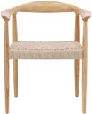 Hioshop Lovön eetkamerstoel armleuning naturel.