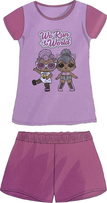 L.O.L. Surprise Kinder Pyjama - Roze - Maat 98/104 - Katoen