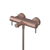 Hotbath Badthermostaat Hotbath Buddy Opbouw 2-knop 26 cm Geborsteld Koper