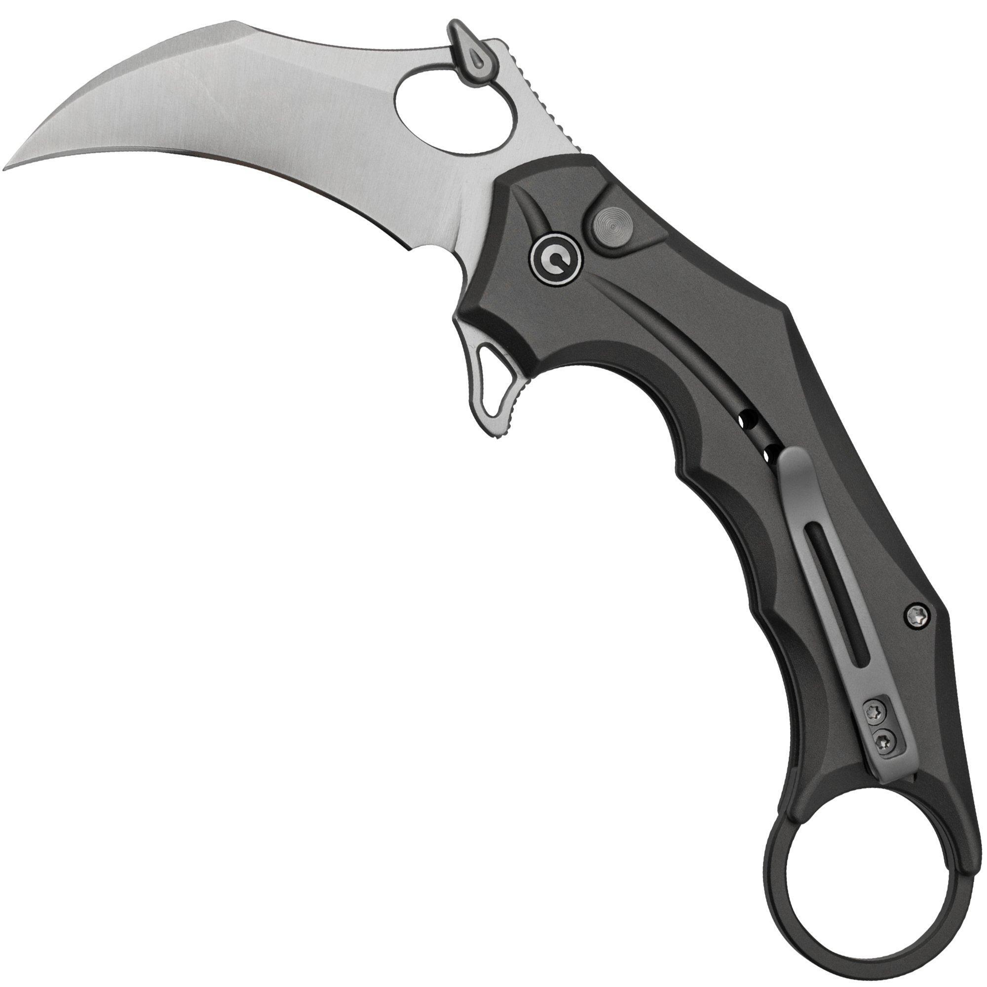 Civivi Incisor II C16016B-3 Gray Aluminium, Satin Hawkbill karambit zakmes