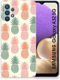 Samsung TPU Hoesje voor Samsung Galaxy A32 5G Siliconen Case Ananas