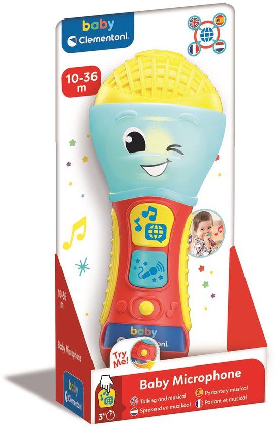 Clementoni Sprekende Microfoon - Leren praten - Vanaf 10 maanden