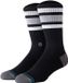 Stance Unisex Casual Infiknit Sokken Boyd ST Zwart - Maat 43-47