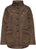 Fransa Agate 2 Damesjas - Bruin - Maat S - Polyester - Lange Mouw - Lente/Zomer 2026