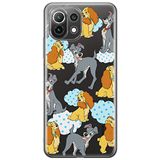 ERT GROUP mobiel telefoonhoesje voor Xiaomi 11 LITE 4G/5G origineel en officieel erkend Disney patroon Lady and the Tramp 004, gedeeltelijk bedrukt