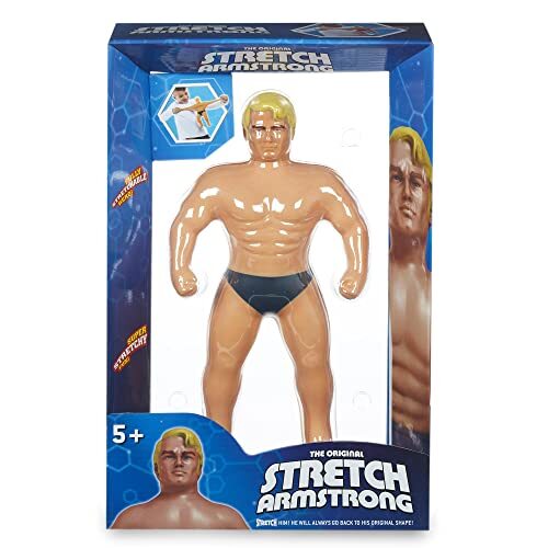 Stretch Armstrong Figuur 25 cm, rekbaar karakter, stretch, armstrong, speelgoed voor kinderen vanaf 5 jaar, TRE03