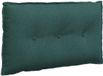vidaXL Coussin de dossier Vert foncé 80 x 19 x 50 cm Tissu