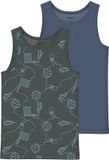 NAME IT Sous-vêtements garçon 2-pack 'Kick Off Noos' Urban Chic Coton/Élasthanne Taille 122/128