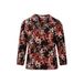 Dreamstar gebloemde top - zwart