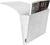 QUVIO Bed en bank organizer / Vilten opbergvak voor bed en bank - Grijs