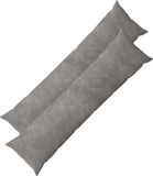 vidaXL Kussensloop HEERLEN Lichtgrijs 40 x 145 cm