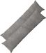 vidaXL Kussensloop HEERLEN Lichtgrijs 40 x 145 cm
