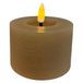 Mansion Atmosphere LED kaars oplaadbaar 7.5x5cm rustic sand