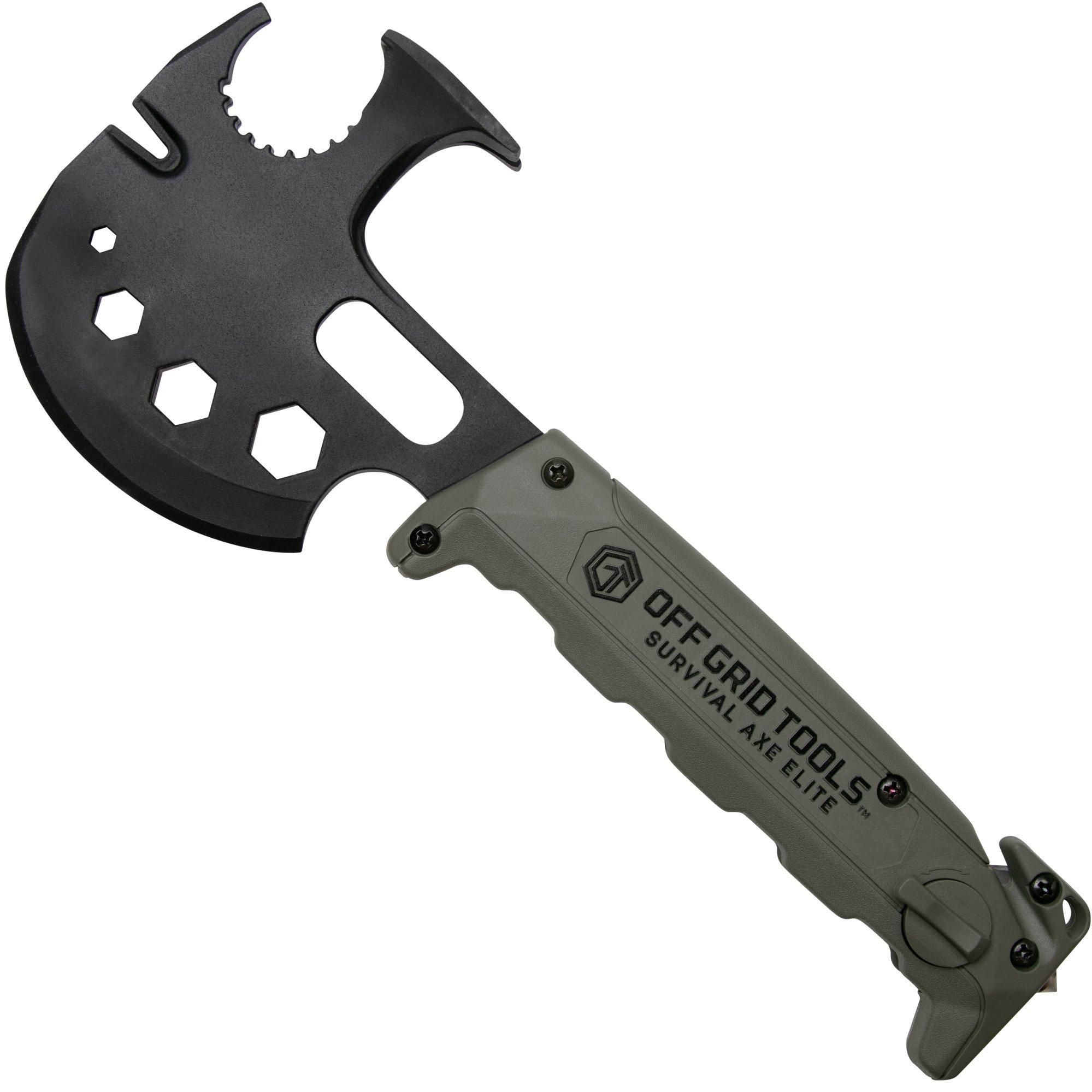 Off Grid Tools Survival Axe Elite - Green
