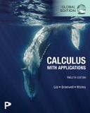 Calculus Pearson Education Limited Calculus with Applications, Global Edition Paperback