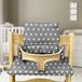 Omgoods - Coussin d'assise en coton biologique pour chaise haute - 2 pièces et confortable