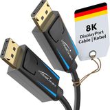 KabelDirekt 4K & 8K DisplayPort Kabel – 1m