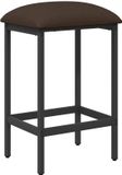 vidaXL Barkruk Taupe 40 x 32 x 64 cm Bewerkt hout