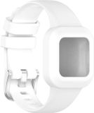 By Qubix Qubix Siliconen bandje Wit Geschikt voor Garmin Vivofit Junior 3