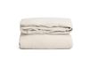 Garbo&Friends Housse de couette double en mousseline coquille d'œuf 240x220 cm