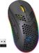 HxSJ T90 2.4G Souris de jeu sans fil - Bluetooth - Éclairage RVB - Noir