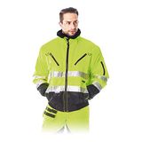 Leber&Hollman LH-XVERT-J_YBM gevoerde beschermjas, geel-zwart, maat M