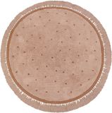 Tapis Petit Juul Dot Pink Vloerkleed - 130 x 130 cm - Roze