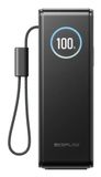 EcoFlow RAPID powerbank 25.000 mAh met ingebouwde kabel - Zilver