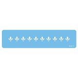 PME JEM Snowdrop Kant Border Stencil Blauw ABS 152 mm