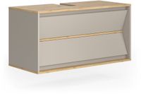 Vicco Edelin Wastafelonderkast – 100 x 50 cm met 2 lades Kasjmier