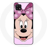Maniacase Hoesje voor Samsung Galaxy A22 5G Minnie Mouse Cartoon Roze