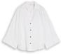 Tom Tailor Oversized blouse met linnen - Maat 42 - White